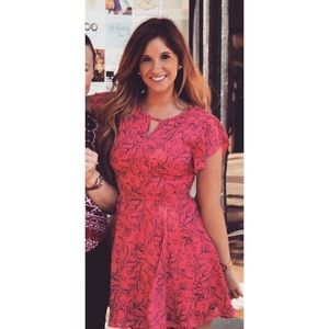 Banana Republic Floral Pink Dress